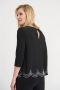 Joseph Ribkoff 203247 11 Blouse Zwart Dames - Thumbnail 2