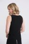 Joseph Ribkoff 204377 275 Top Stijlvol Model Zwart Dames - Thumbnail 2