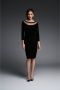 Joseph Ribkoff Midi Jurken 223747 11 Zwart Dames - Thumbnail 2