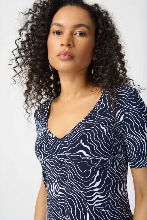 Joseph Ribkoff Stijlvolle Jurk 241293 Blue Dames