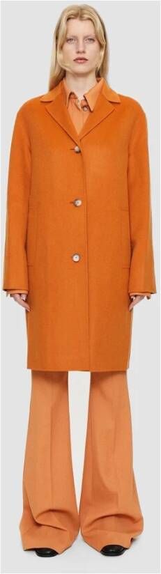 joseph Single-Breasted Coats Oranje Dames