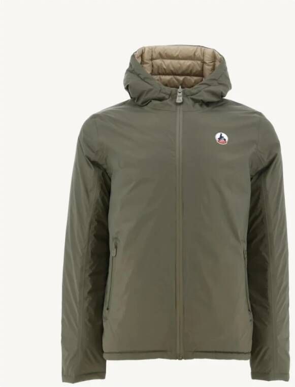 Jott Down Jackets Groen Heren