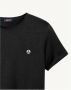 Jott Biologisch katoenen T-shirt Klassieke ronde hals korte mouwen rechte pasvorm Zwart Heren - Thumbnail 2