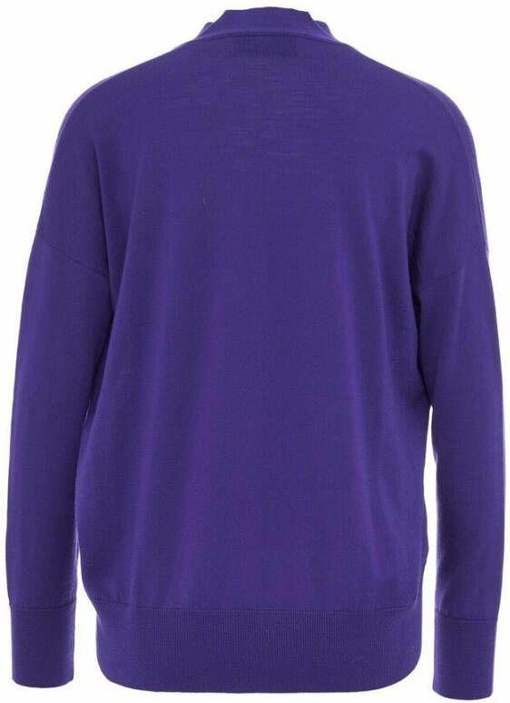 Jucca Women& Clothing Knitwear Violet Aw22 Paars Dames