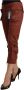 Just Cavalli Bruine Lurex Capri Broek met Middelhoge Taille Brown Dames - Thumbnail 2