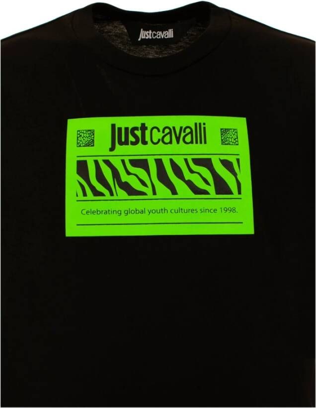 Just Cavalli Gewoon Cavalli T-shirt Zwart Heren