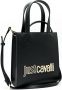 Just Cavalli Shoppers Range B Metal Lettering Sketch 1 Bags in zwart - Thumbnail 3
