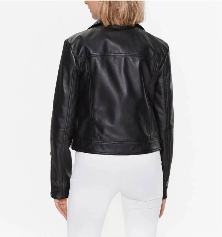 Just Cavalli Leather Jackets Zwart Dames