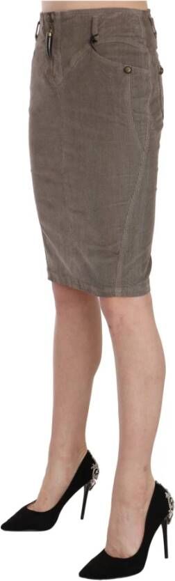 Just Cavalli Pencil Skirts Grijs Dames