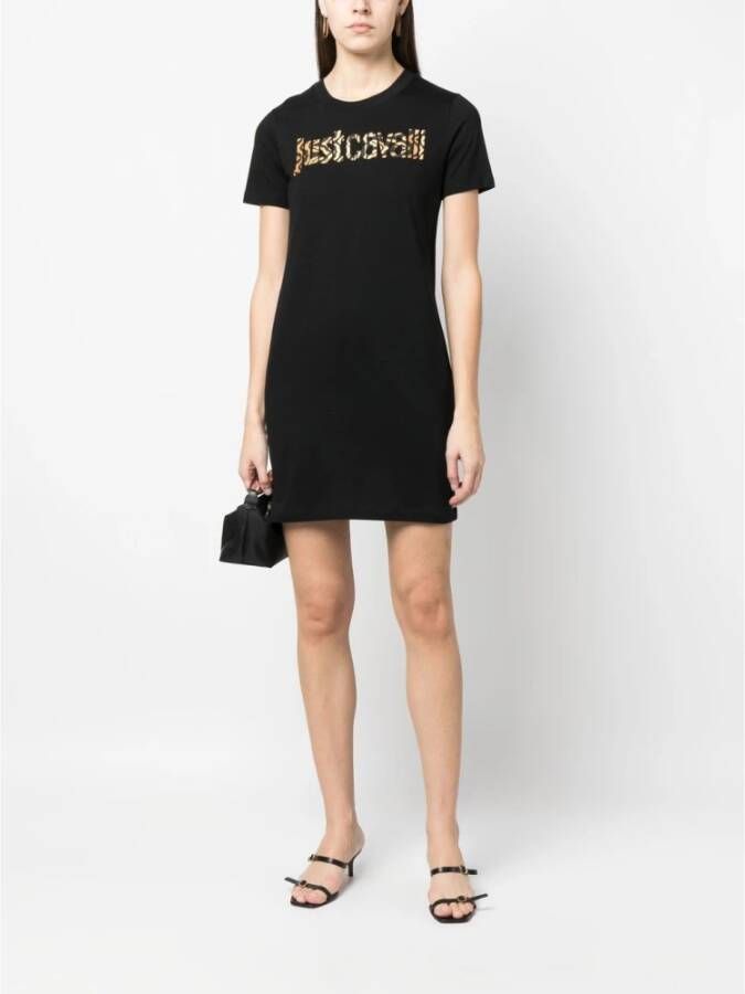 Just Cavalli Prachtige Zwarte Jurk Nu Kopen! Zwart Dames