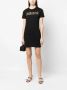 Just Cavalli Korte Mouw Zwarte Katoenen Jersey Jurk Black Dames - Thumbnail 3