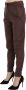 Just Cavalli Hoge taille taps toelopende formele broek Brown Dames - Thumbnail 2