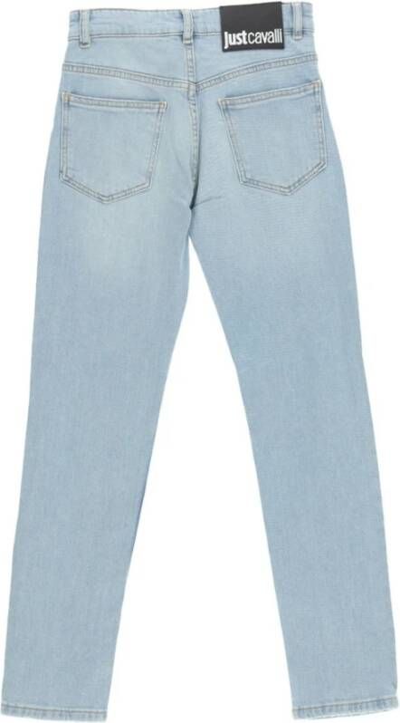 Just Cavalli Straight Jeans Blauw Dames