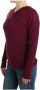 Roberto Cavalli Elegante Paarse Wollen Trui met Keyhole-detail Purple Dames - Thumbnail 2