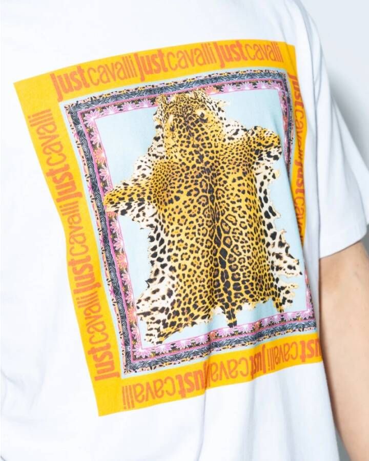 Just Cavalli T-shirt Wit Heren