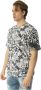 Just Cavalli Wit Katoenen T-shirt met All Over Print White Heren - Thumbnail 3