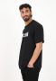 Just Cavalli Zwarte katoenen T-shirt met voorlogo Black Heren - Thumbnail 4