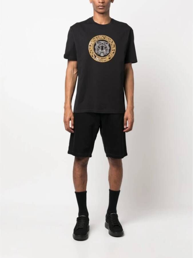 Just Cavalli T-Shirts Zwart Heren