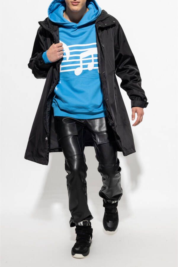 Just DON Gedrukte hoodie Blauw Heren