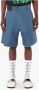 JW Anderson Navy Twisted Chino Shorts Blue Heren - Thumbnail 3