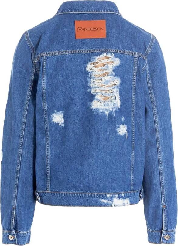 JW Anderson Coats Blauw Heren
