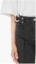 JW Anderson Zwarte Cropped Jeans met Kettingdetail Zwart Dames - Thumbnail 2