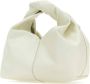 JW Anderson Elfenbeinleren Mini Twister Hobo Handtas White Dames - Thumbnail 2