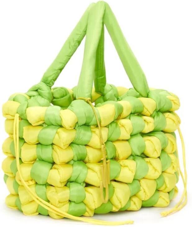 JW Anderson Grote Geknoopte Tote Tas Groen Dames