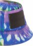 JW Anderson Kleurrijke Tie-Dye Bucket Hat Blauw Dames - Thumbnail 2