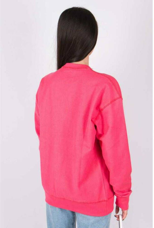 JW Anderson Contrast Inside Out Sweatshirt Roze Dames