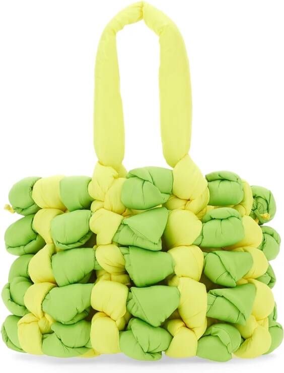 JW Anderson Moderne Statement Tote Tas Green Dames
