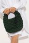 JW Anderson Popcorn Mandje Crossbody Tas Green Dames - Thumbnail 2