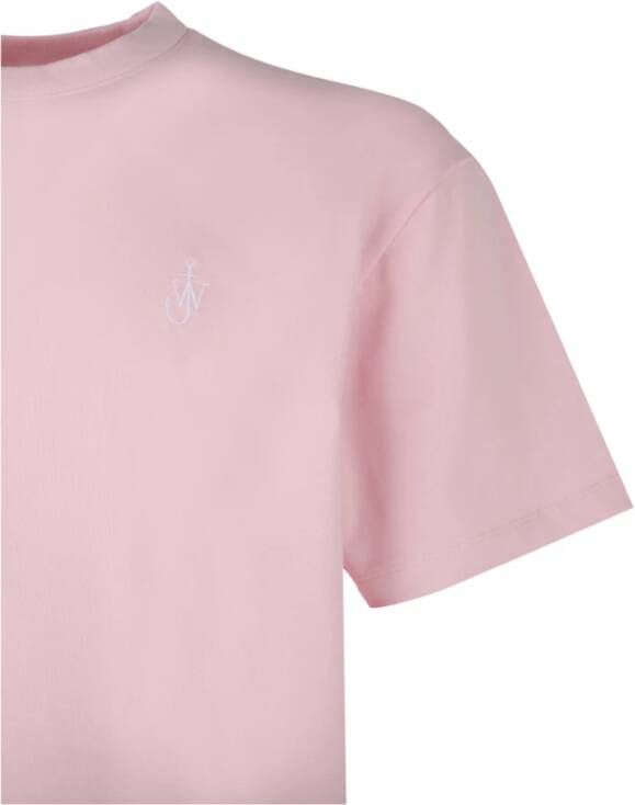 JW Anderson Upgrade je garderobe met deze stijlvolle T-shirt Roze Heren