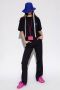 JW Anderson Zwarte Anchor Logo-Patch Katoenen T-shirt voor Heren Black Heren - Thumbnail 2