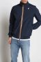 K-way Heren Nylon Jas met Koreaanse Kraag en Ritssluiting Blue Heren - Thumbnail 9