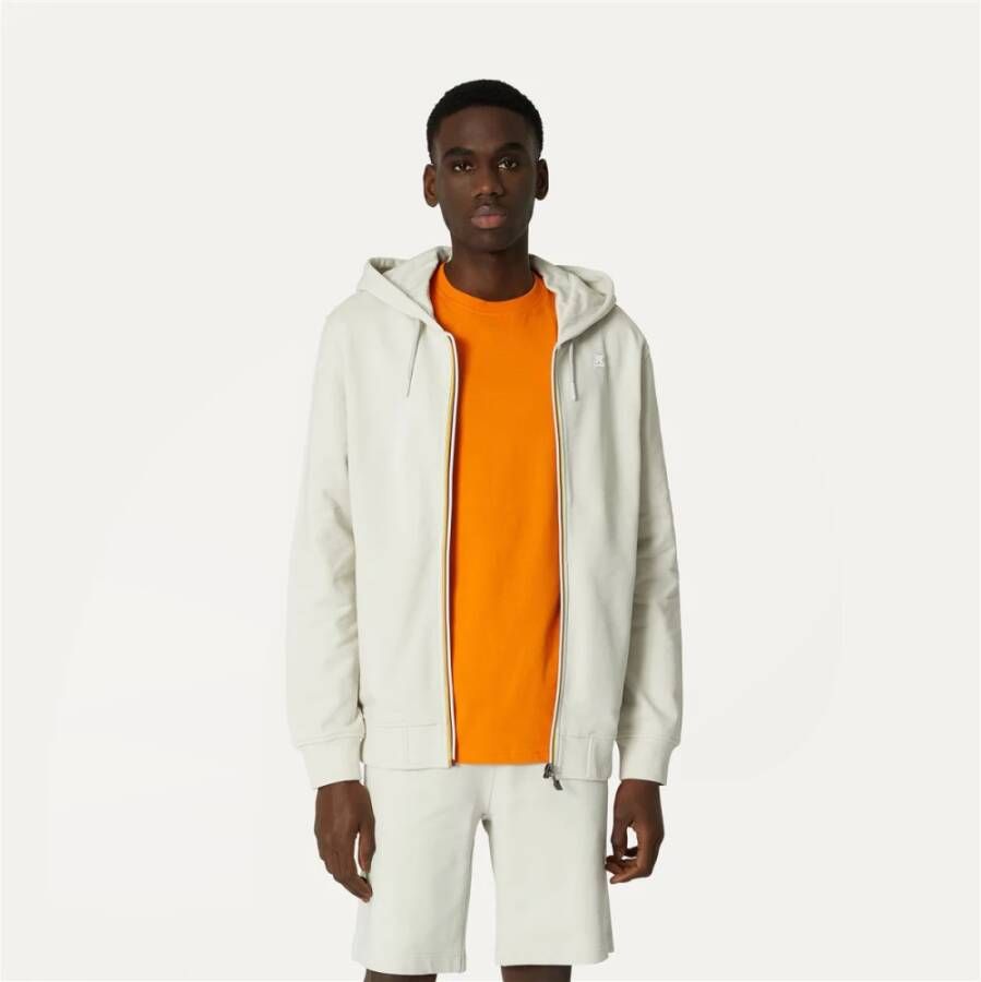 K-way Zip-Through Hoodie voor Heren Beige Heren