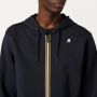 K-way Zachte Sweatshirt met Verstelbare Capuchon Blue Heren - Thumbnail 2