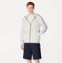 K-way Sweatshirt met rits en capuchon Wit Heren - Thumbnail 2