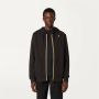 K-way Zachte Sweatshirt met Verstelbare Capuchon en Ritssluiting Black Heren - Thumbnail 2