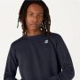 K-way Blauwe Katoenen Sweatshirt met Logo Blue Heren - Thumbnail 3