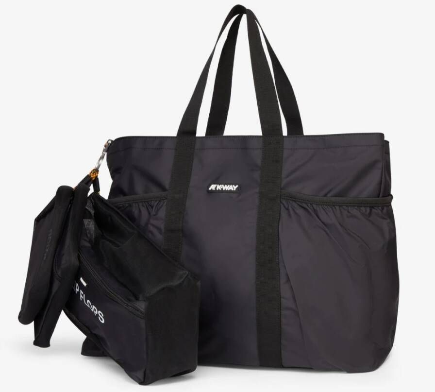 K-way Saint Malo Schoudertas Stijlvol en veelzijdig Zwart Unisex