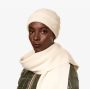 K-way Wollen Vest met Omgeslagen chetten Beige - Thumbnail 2
