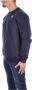 K-way Blauwe Katoenen Sweatshirt met Logo Blue Heren - Thumbnail 5