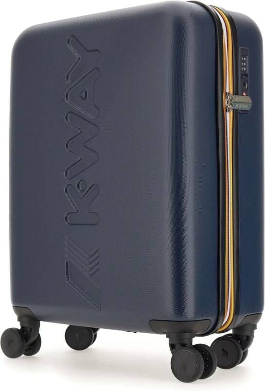 K-way Blauwe Cabin K-Air Small Trolley Blauw Unisex