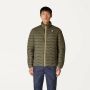 K-way Groene Gewatteerde Jas met Lange Mouwen Green Heren - Thumbnail 4