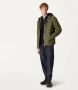 K-way Groene Wave Gewatteerde Jas Herenkleding Green Heren - Thumbnail 4