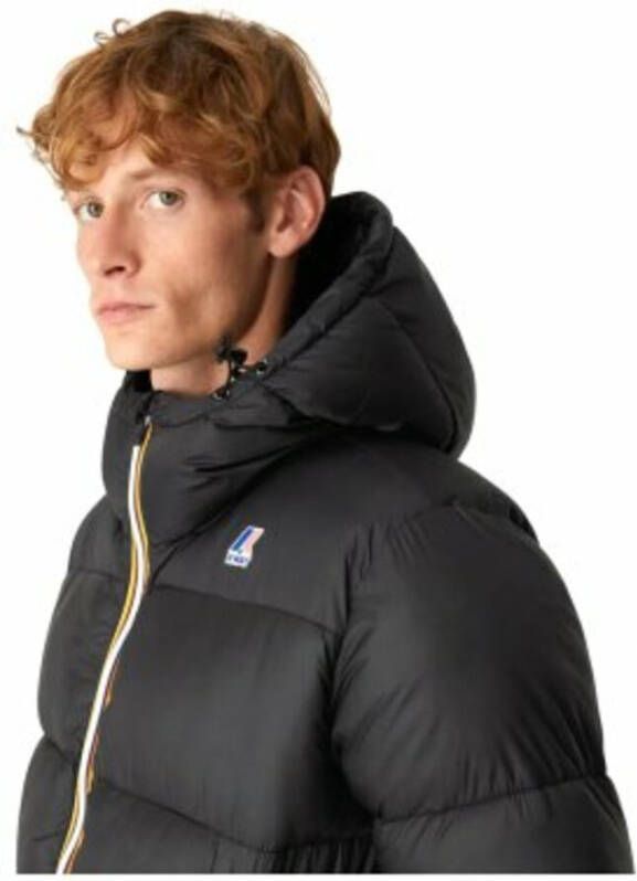 K-way Down Jackets Zwart Heren