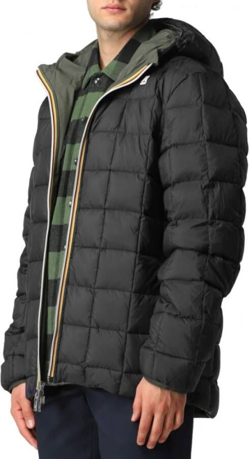 K-way Eco Stretch Thermo Double Green Black Groen Heren