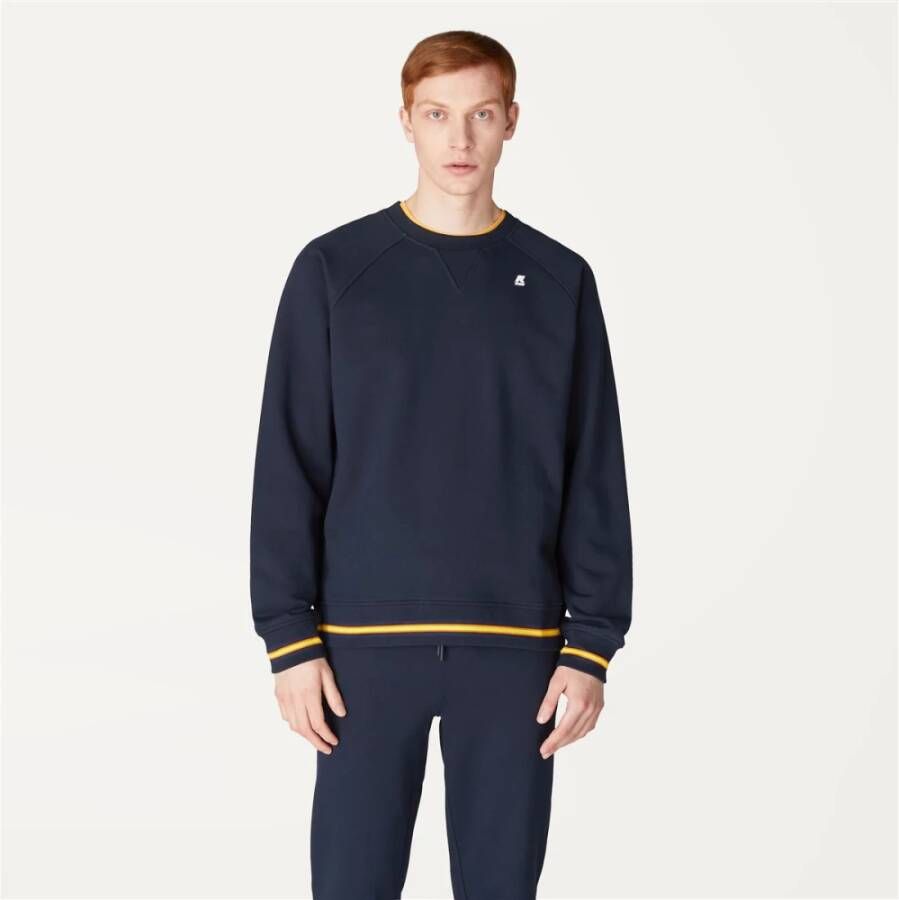K-way Emanuel Tape Sweatshirt Blauw Heren