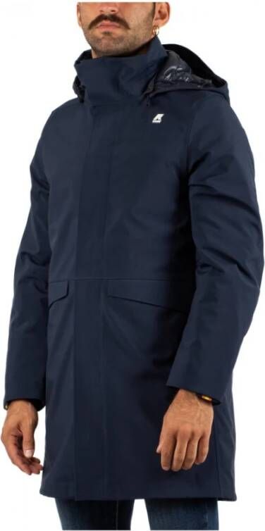 K-way Heren Blouson Jas Blauw Heren